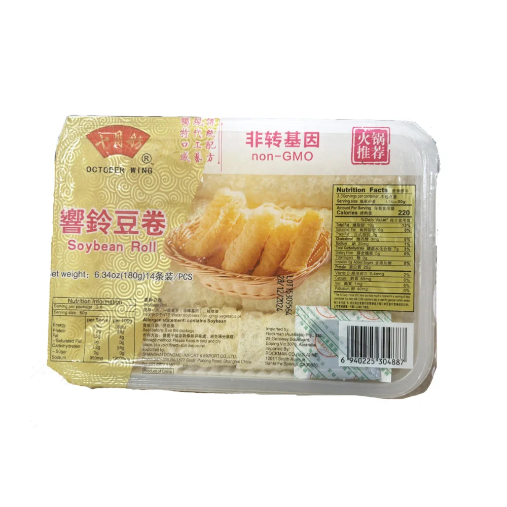 Rollo de Soja Soybean Roll Non- GMO October Wing 180g