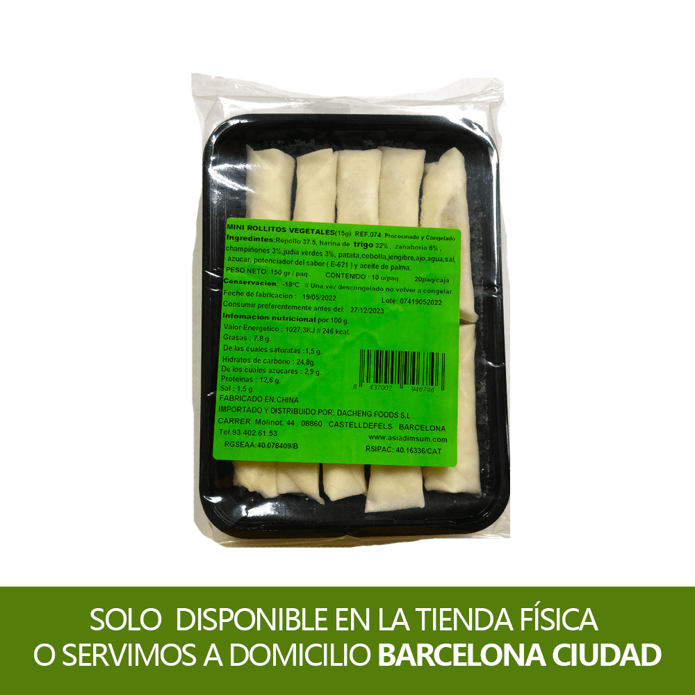 Rollo Primavera Vegetal 150g