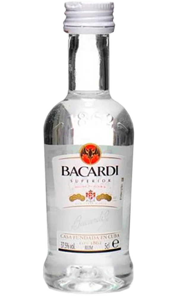 Ron Bacardi Miniatura 5 cl Pack de 10 Unidades