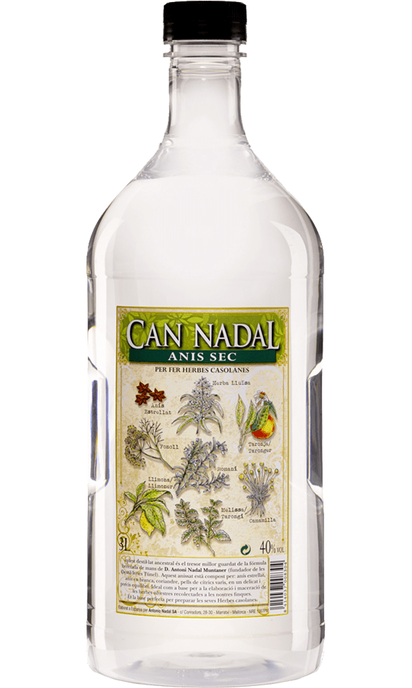 Anís Can Nadal Seco Plástico 3l.