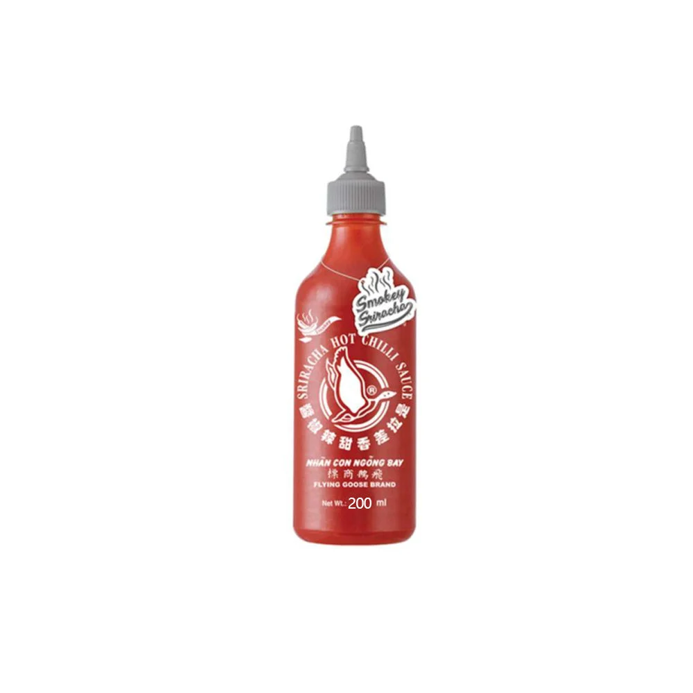 Salsa Picante Sriracha sabor a Ahumado 455ml