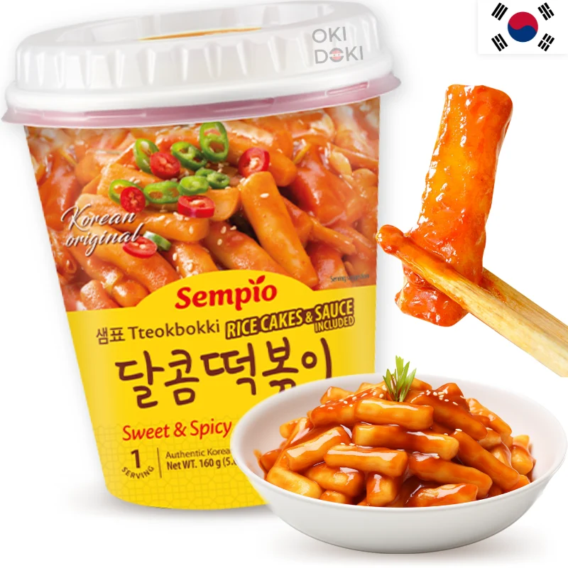 Sempio Cup Tteokbokki Sweet and Spicy (Microwave) 160g