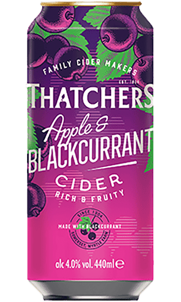 Sidra Thatchers Apple & Blackurrant 50cl. C-24 Latas