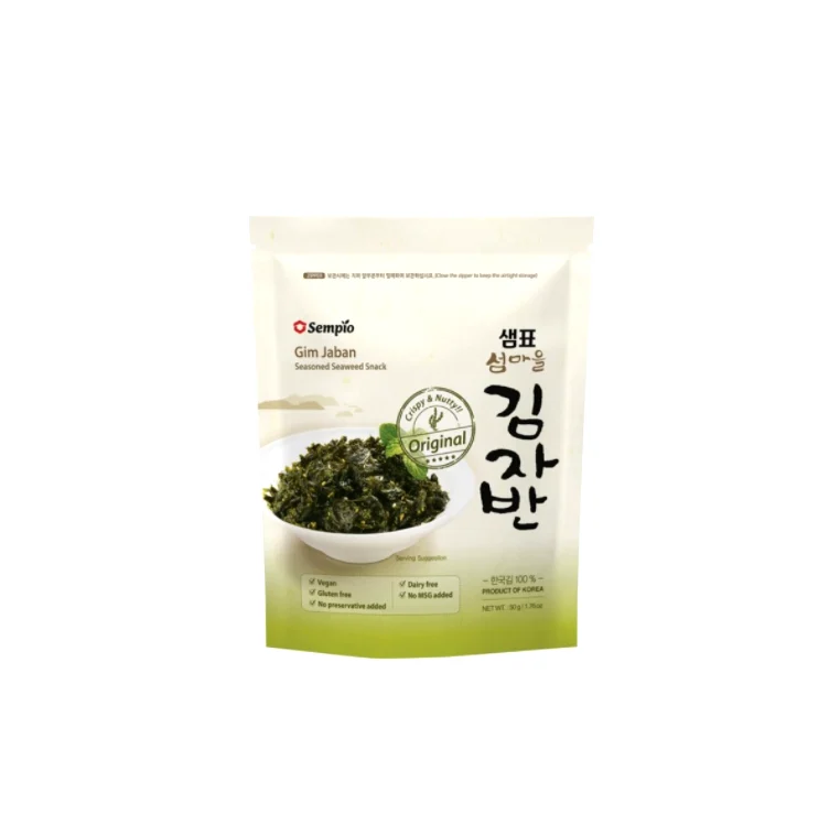 Snack De Algas Crujientes Con Sabor Original 50g Sempio