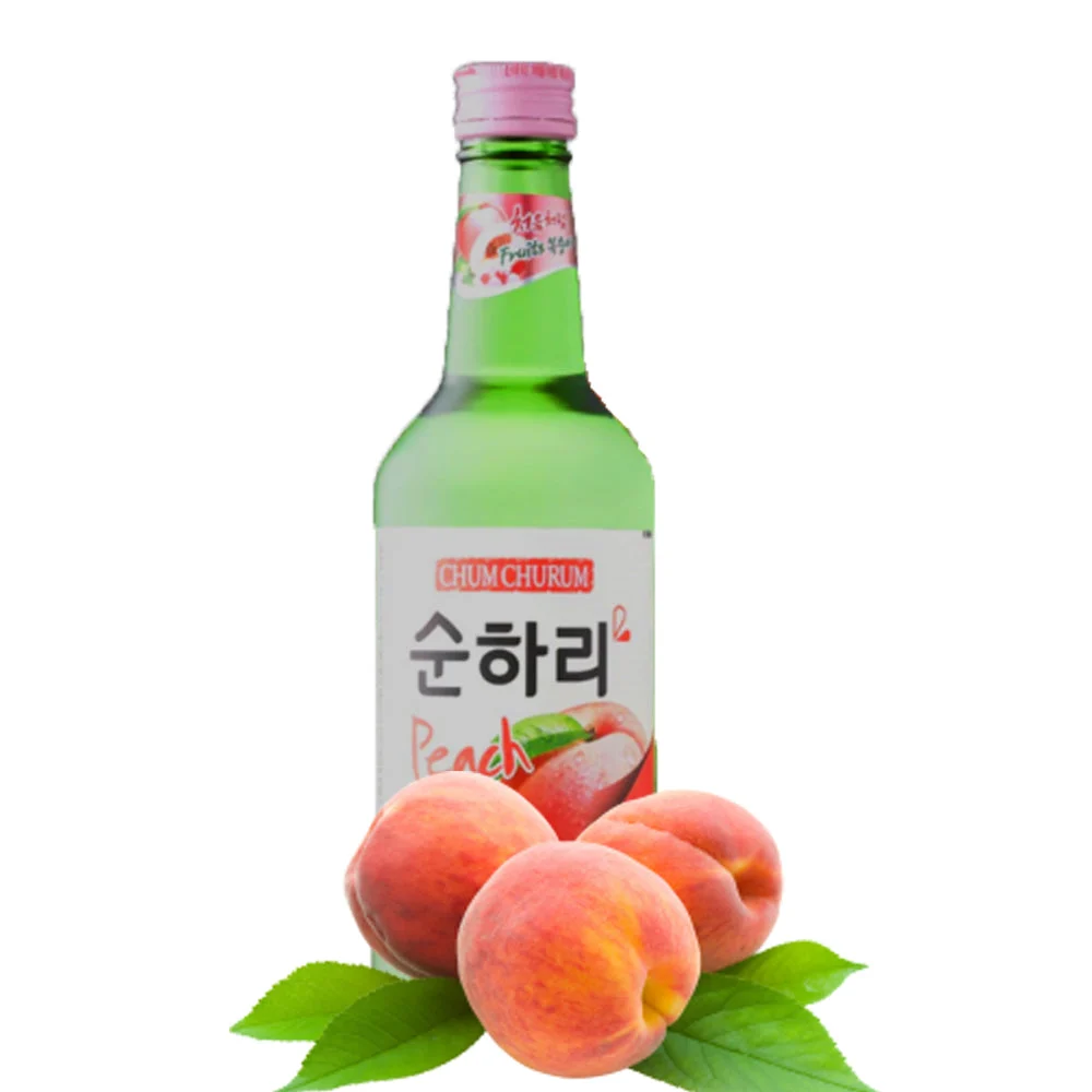 Soju Coreano Con Sabor Melocotón 360ml Chum Churum
