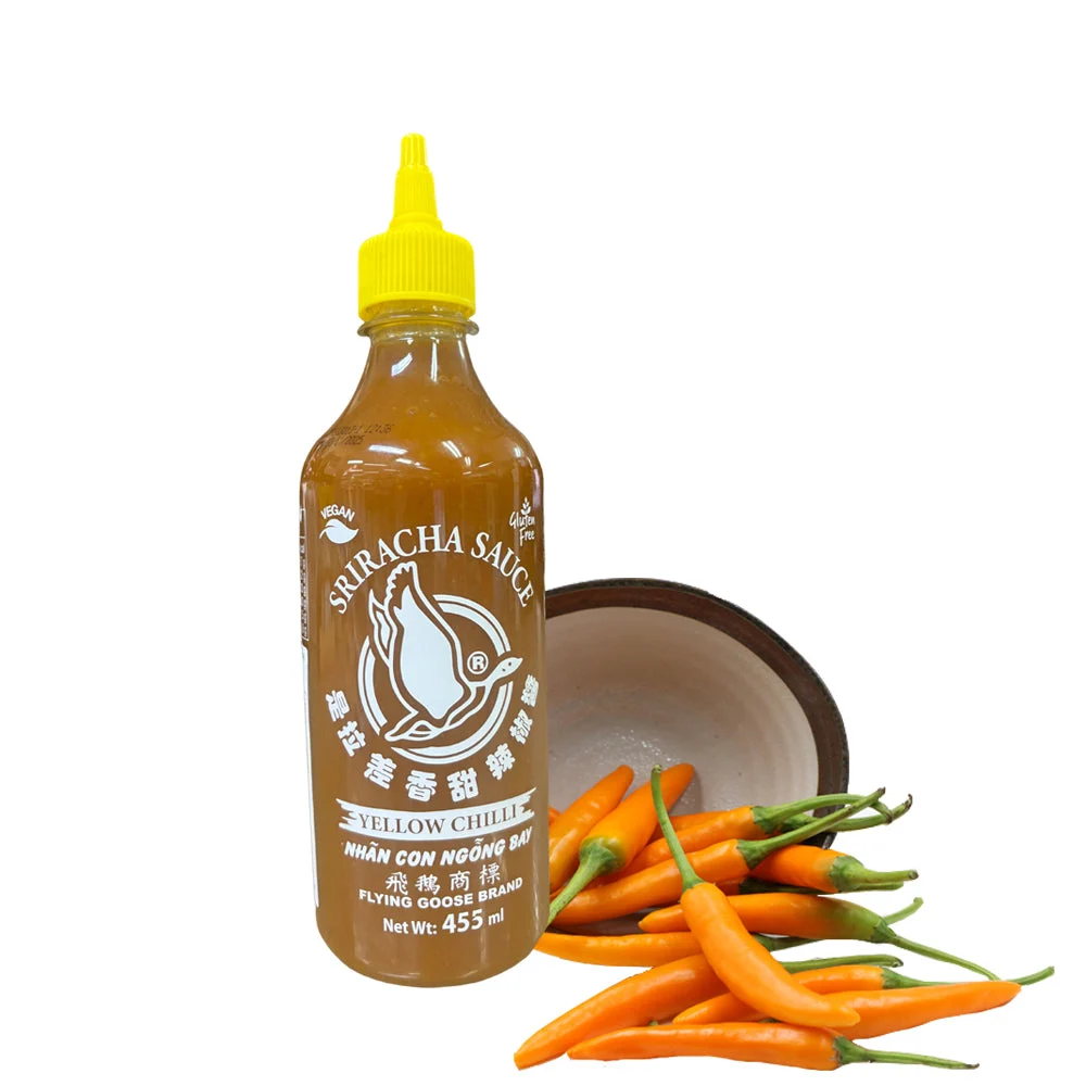 Sriracha Chili Amarillo Yellow Chilli 455ml Flying Goose Brand