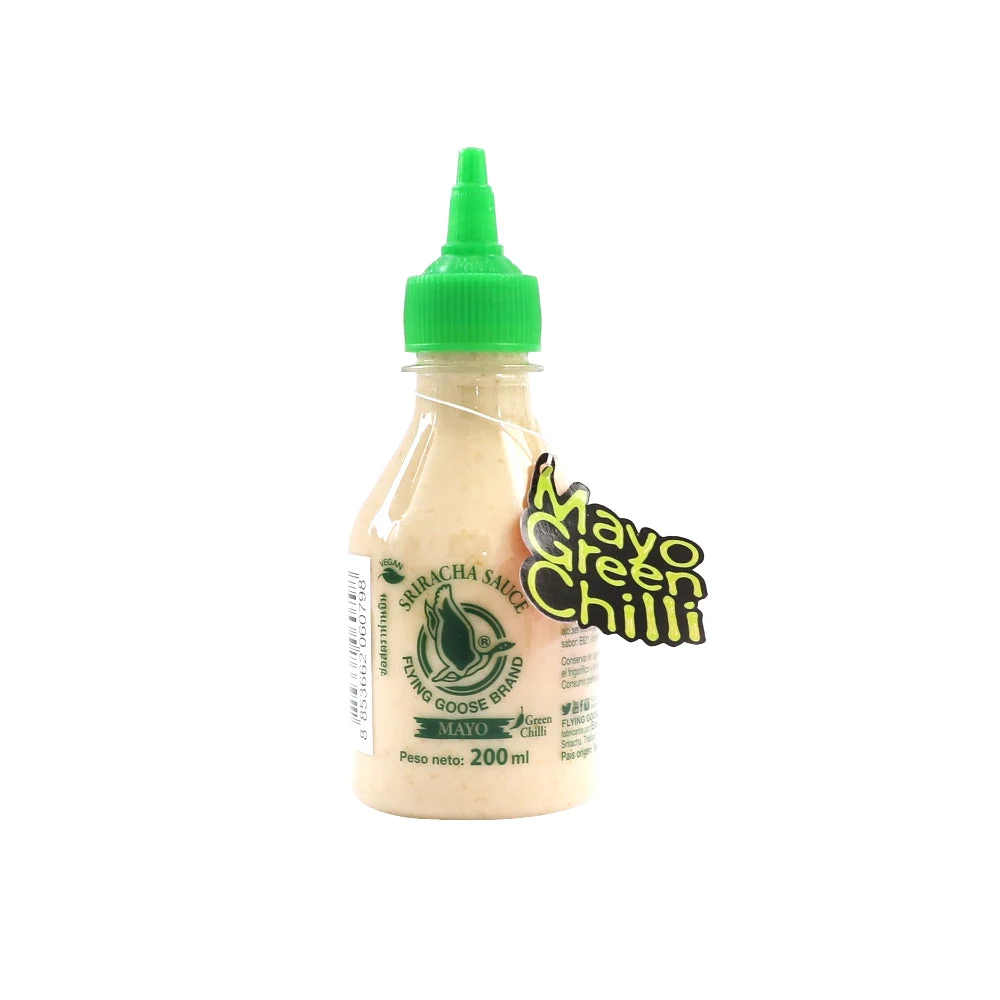 Sriracha Mayo Chile Verde Green chilli 200ml Flying Goose Brand