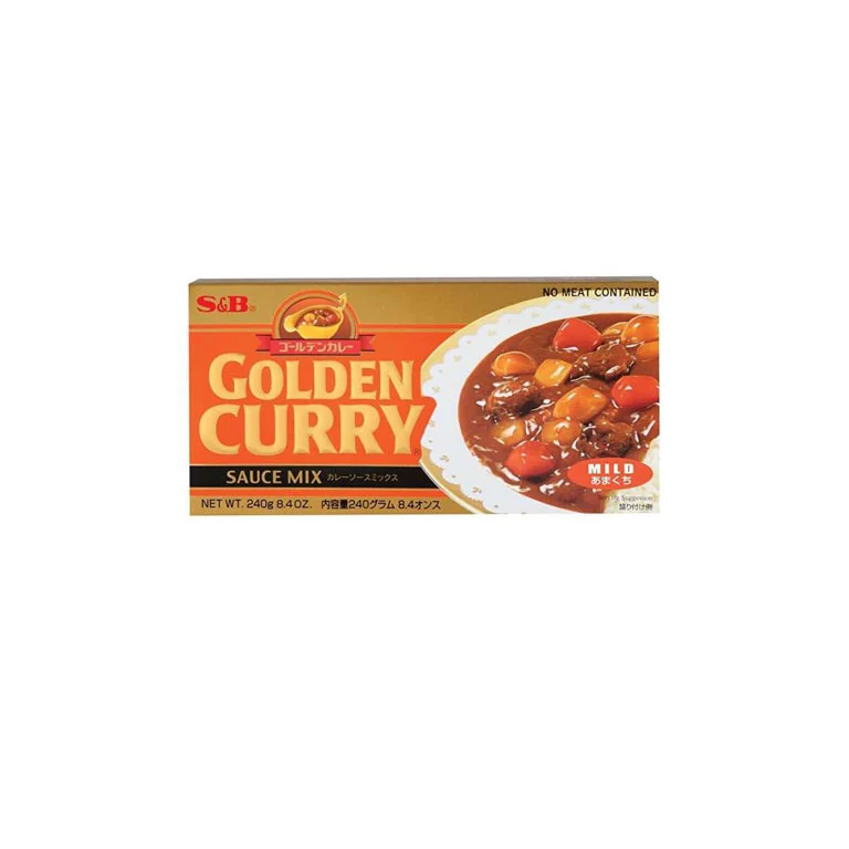 Tabletas pasta de curry Japonés Picante suave 198g