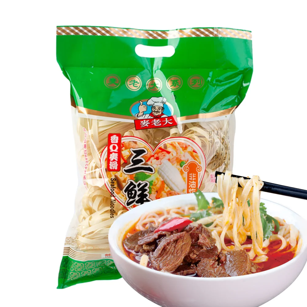 Tallarines de Trigo Sabor a Marisco 400g Mailaoda