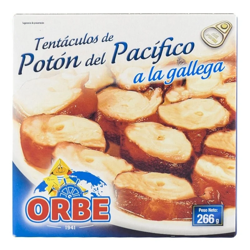 Tentáculos de potón a la gallega Orbe 266 g