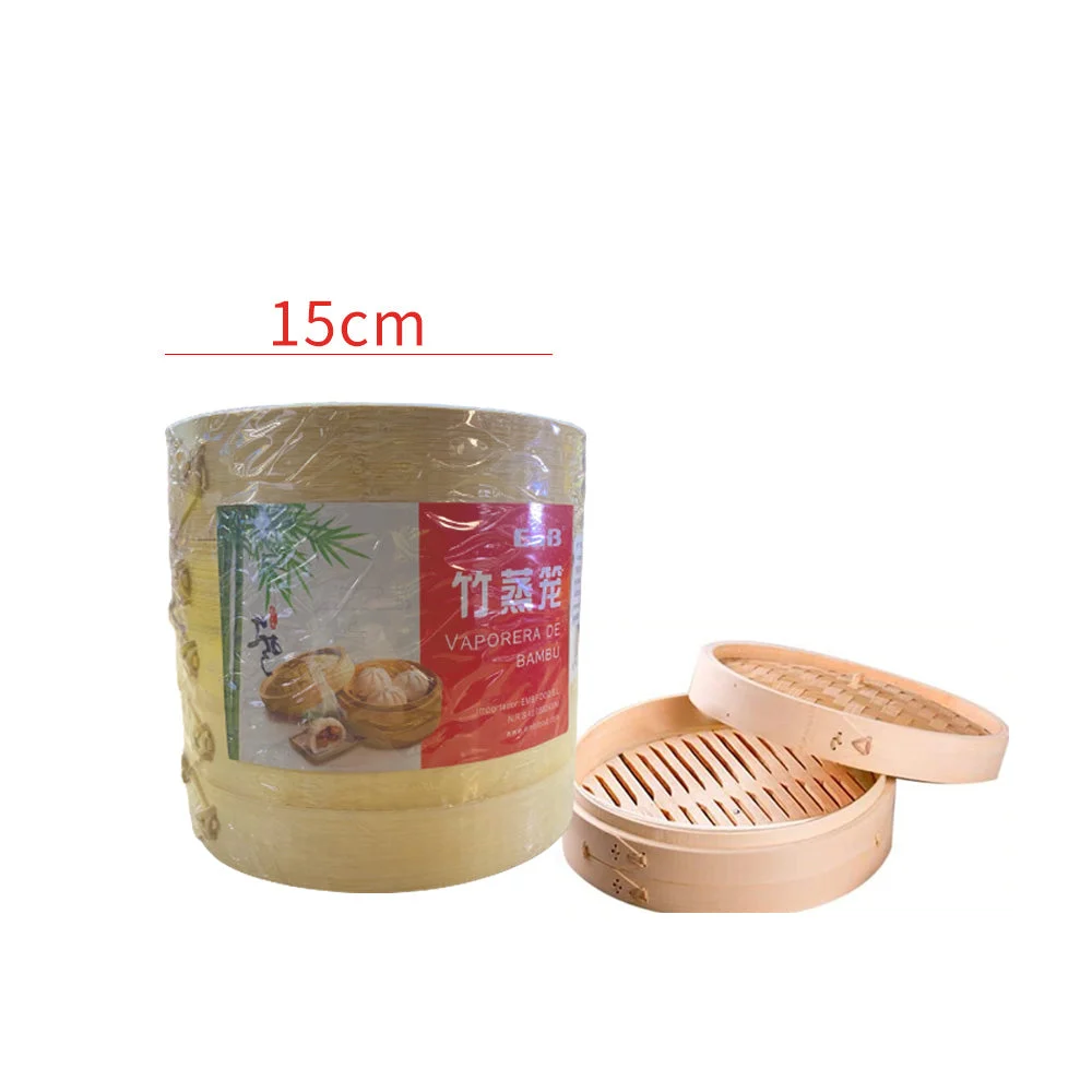 Vaporera de Bambú 2 Pisos 15cm