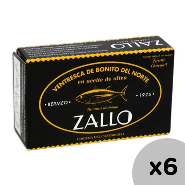 Ventresca Bonito fresco aceite de oliva Zallo 120 gramos