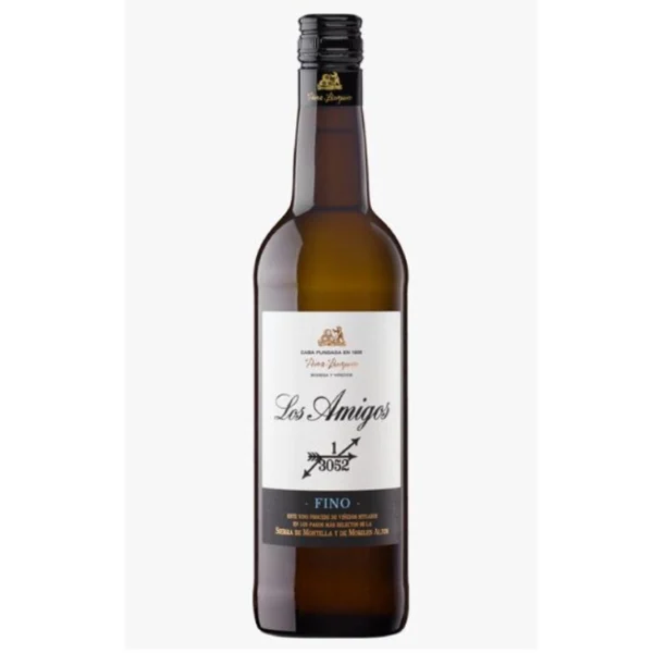 Vino fino los amigos