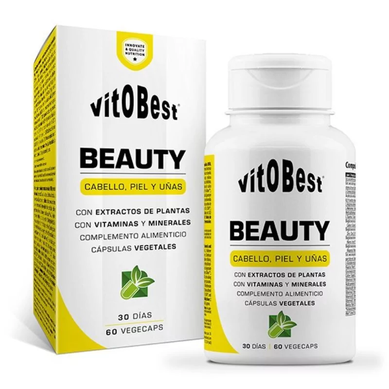Vitobest Ver todos los productos VitoBest Beauty 60 cp - Cabello, Piel y Uñas
