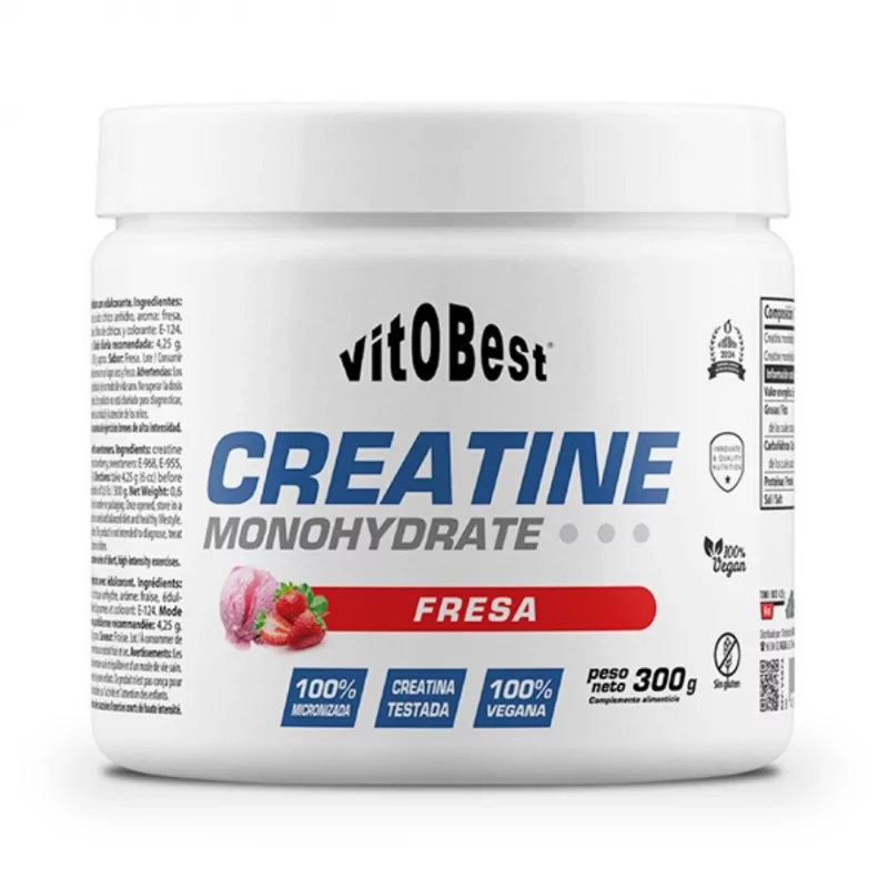 Vitobest Ver todos los productos VitoBest Creatine Monohydrate - Creatina Monohidrato Cereza 300g