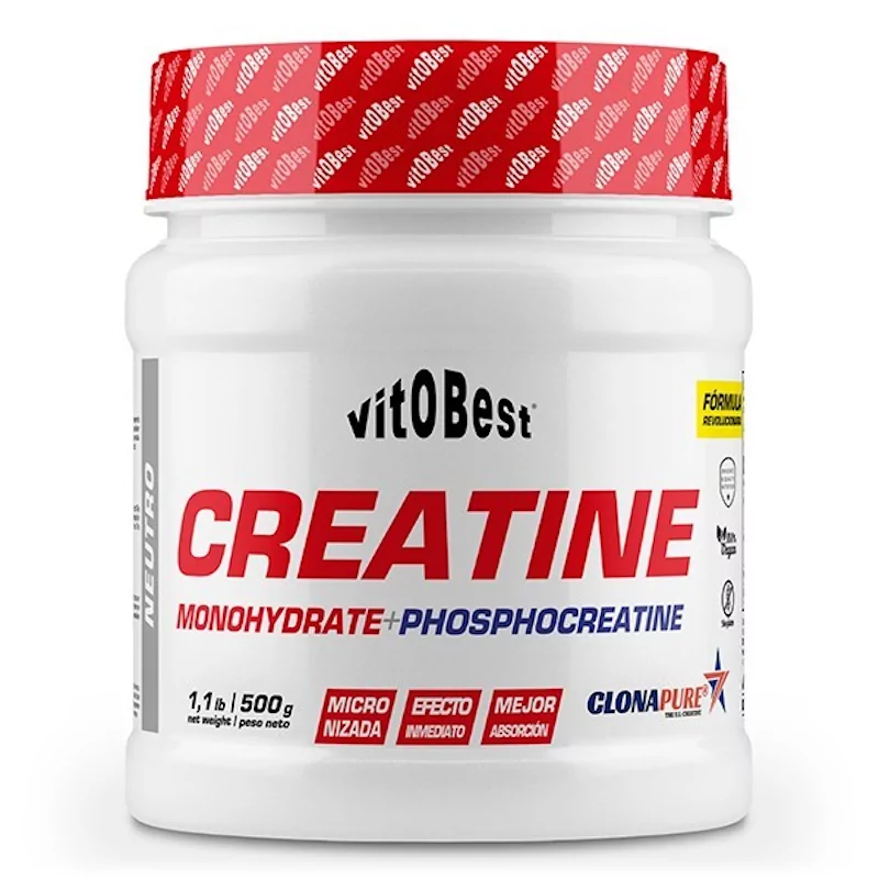 Vitobest Ver todos los productos Vitobest Creatine Monohydrate + Phosphocreatine Clonapure - creatina vitobest 200 g