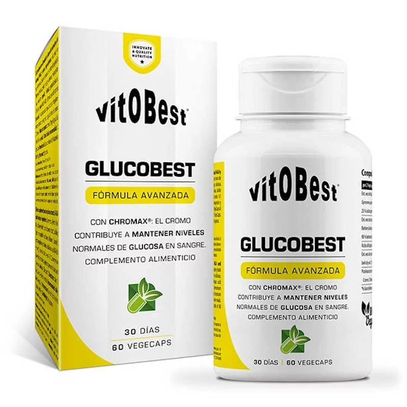 Vitobest Ver todos los productos Vitobest Glucobest 60cp - Regulación azúcar y metabolismo