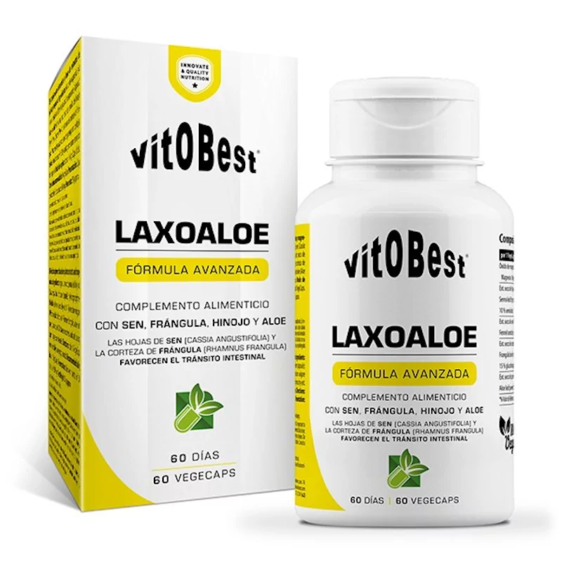 Vitobest Ver todos los productos VitoBest LaxoAloe 60 cp - Tránsito intestinal y estreñimiento