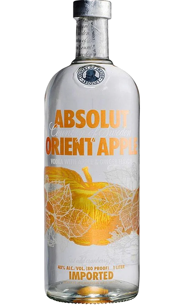 Vodka Absolut Orient Apple 1l.