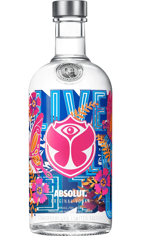 Vodka Absolut Tomorrowland 70cl