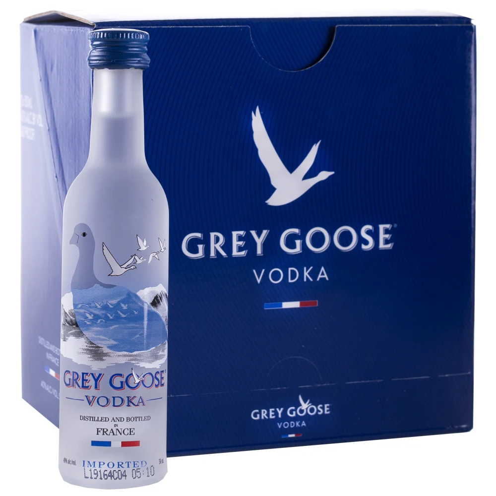 Vodka Grey Goose Miniatura 5cl. Pack 12