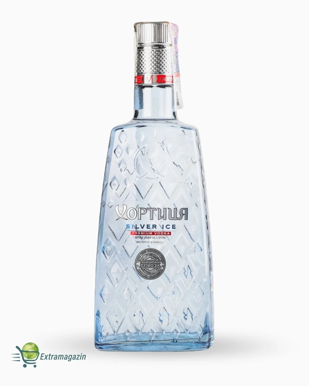 Vodka "SILVER ICE" 40% vol. 6x500 ml KHORTYTSIA