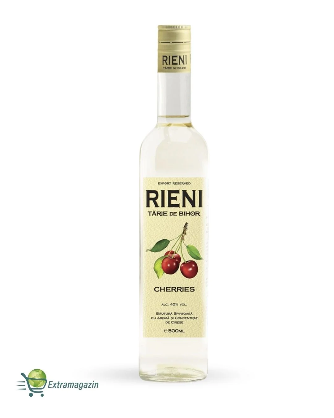 Vodka "TARIE DE BIHOR" cereza 40% vol. 12x500 mlRIENI
