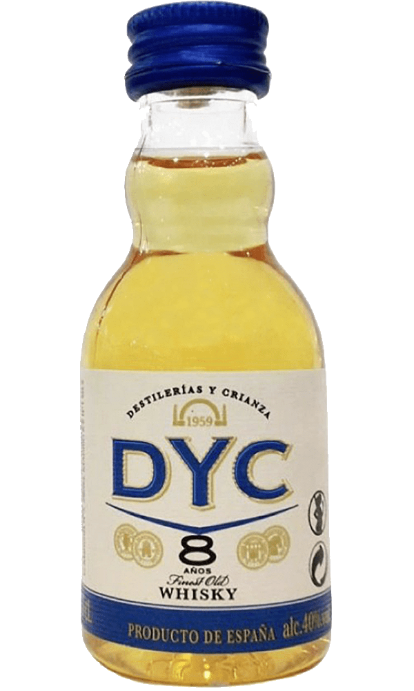 Whisky DYC 8 Años Miniatura 5cl