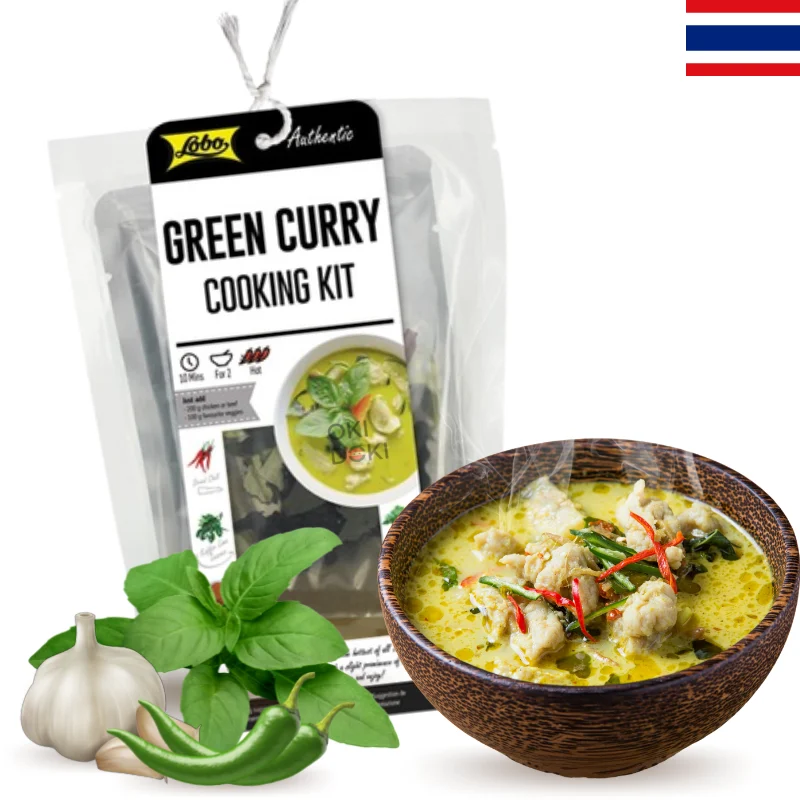Wolf All in One Green Curry Cooking Kit (Vegetarian) 253g