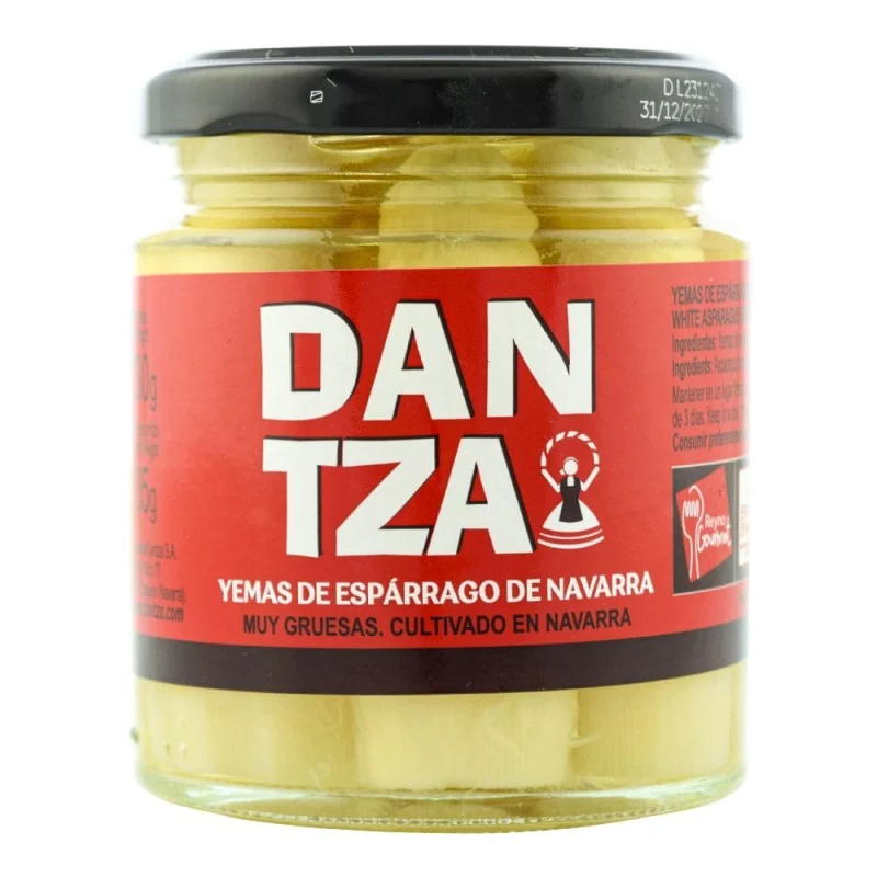Yemas de espárrago blanco de Navarra extra Dantza 230 g