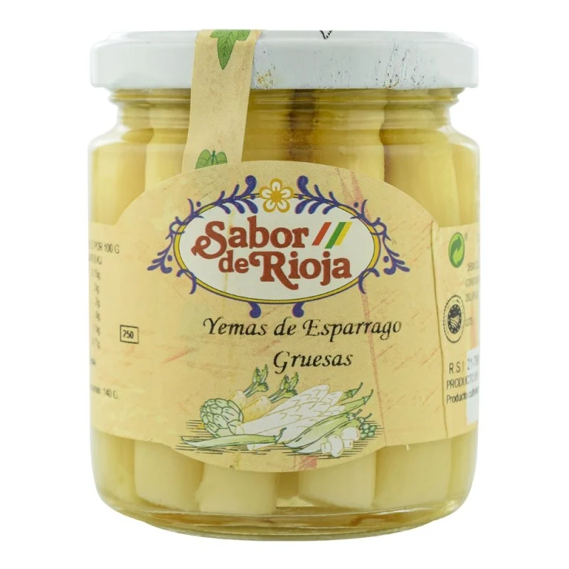 Yemas de espárrago de Navarra gruesas Sabor de Rioja 230 g