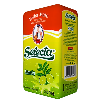 Yerba Mate Selecta Limón 500g