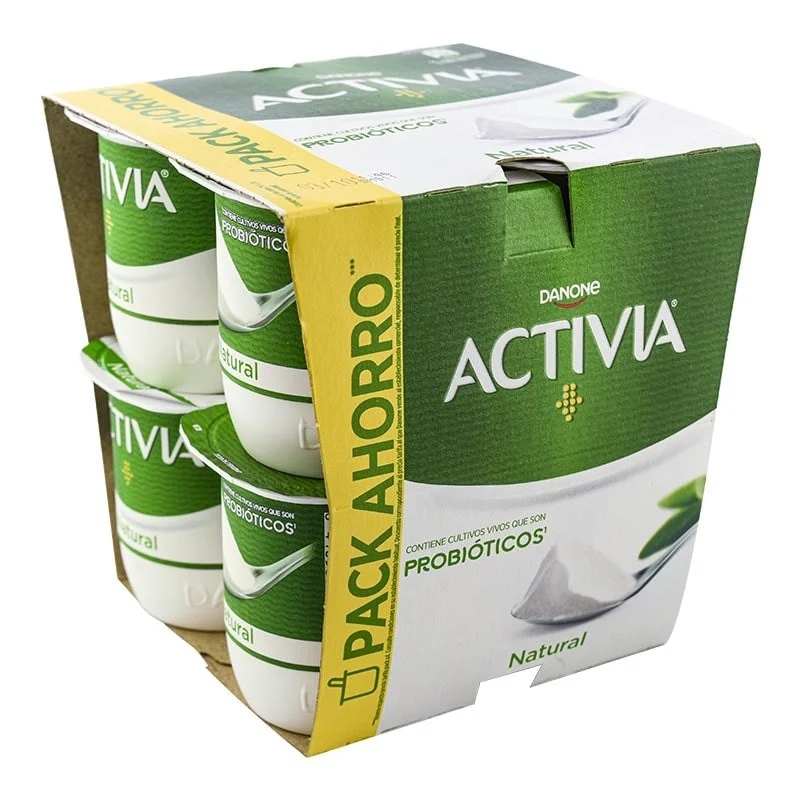 Yogur Activia natural 8x120 g