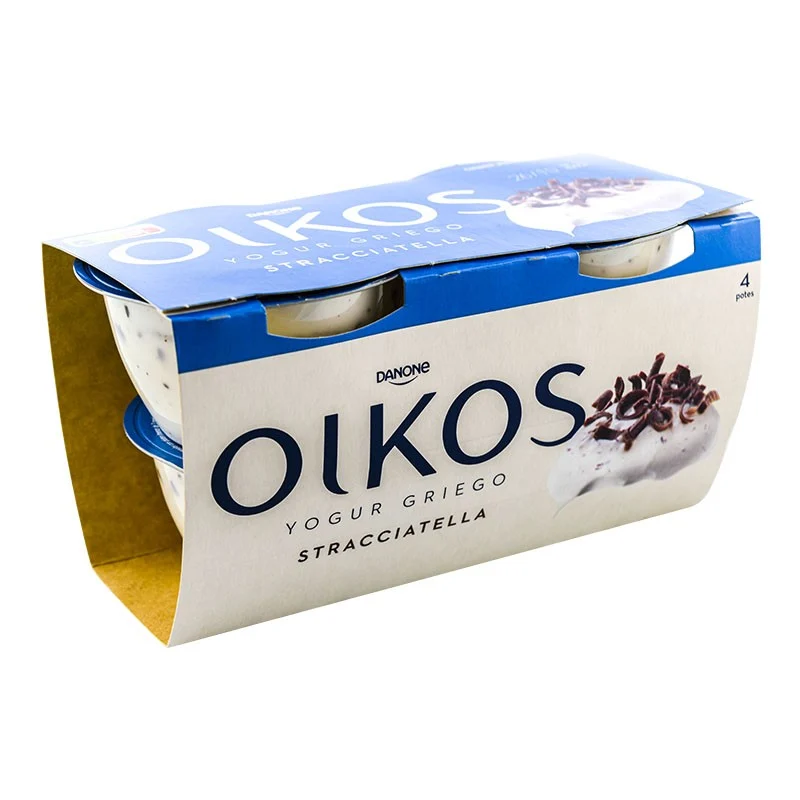 Yogur griego stracciatella Oikos Danone pack 4x110 g