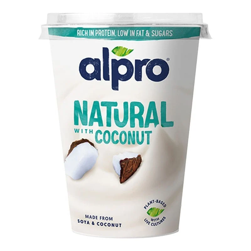 Yogur natural con coco Alpro 350 g