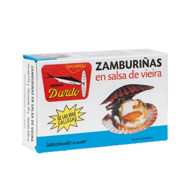 Zamburiñas en salsa de vieira, Dardo