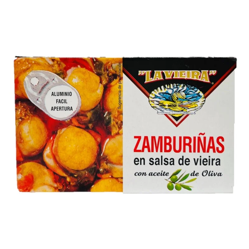 Zamburiñas en salsa de vieira, “La Vieira”