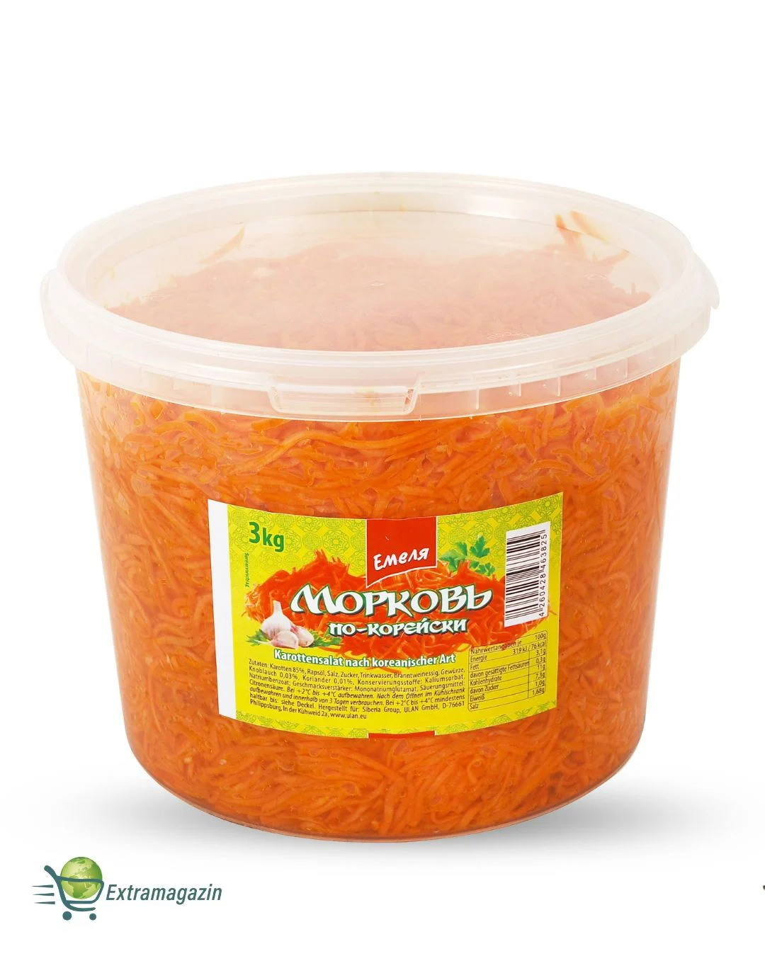 Zanahoria coreana encubo 3kg EMELYA