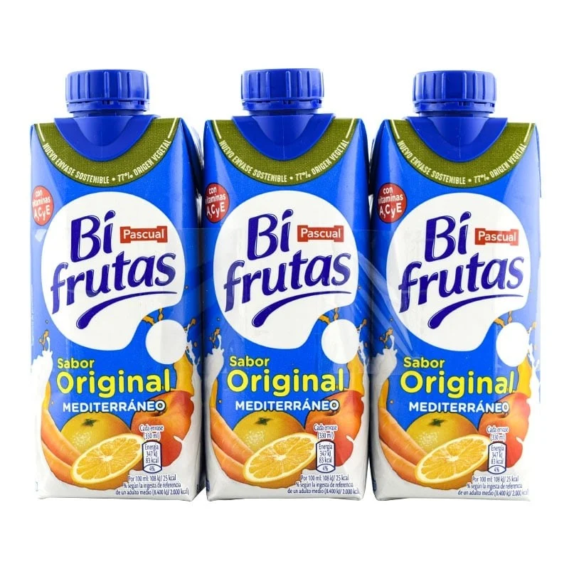 Zumo Bifrutas mediterráneo 33 cl pack 3