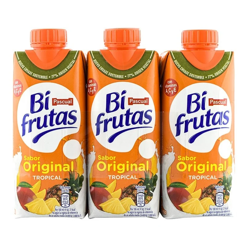 Zumo Bifrutas tropical 33 cl pack 3 ud