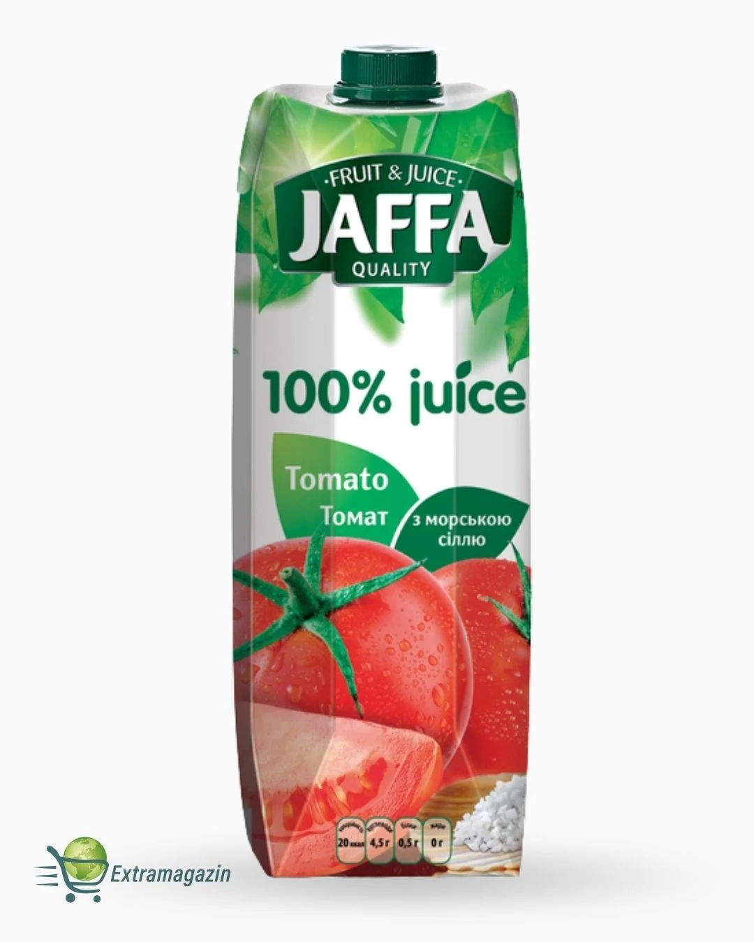 Zumo de tomate con sal marina 12x950 ml JAFFA